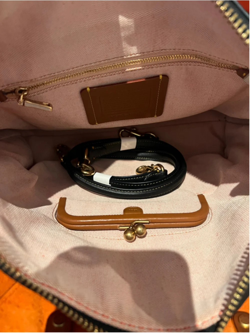 Coach 1941 Patchwork Rogue 30 Bag 20315 Multi Orange Olive Leather Suede Satchel